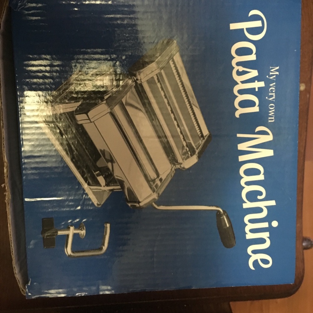Never used Pasta machine!